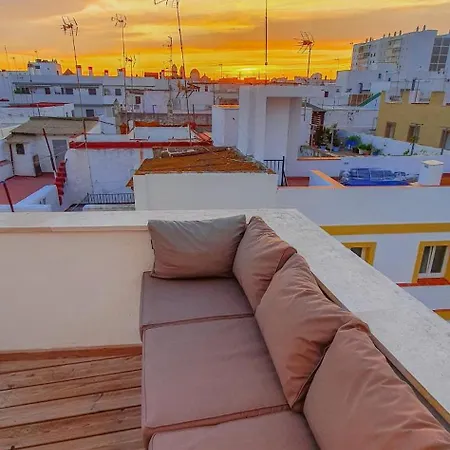 Penthouse With Jacuzzi, And Garaje Grupo Ac Gestion Lägenhet Cádiz